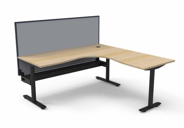 White Frame - Natural Oak Top